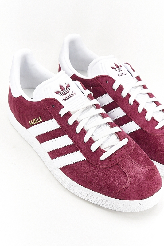 Adidas Gazelle Burgundy White Gold | Sneaker | Footwear | Animal Tracks