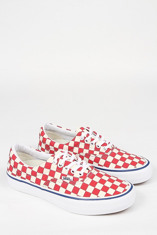 All red checkered vans deals