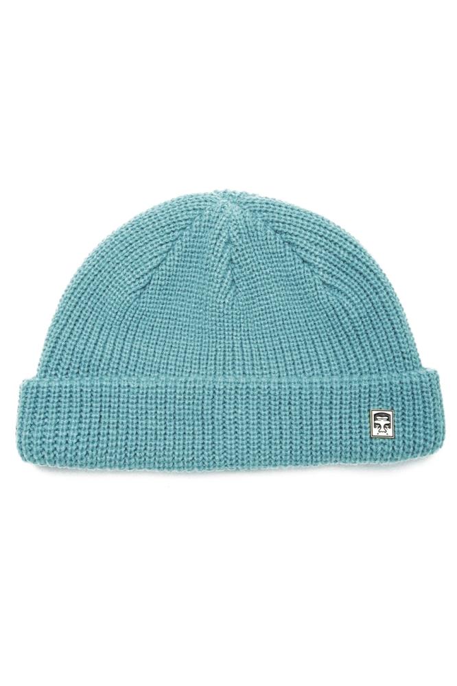 obey micro beanie oil blue