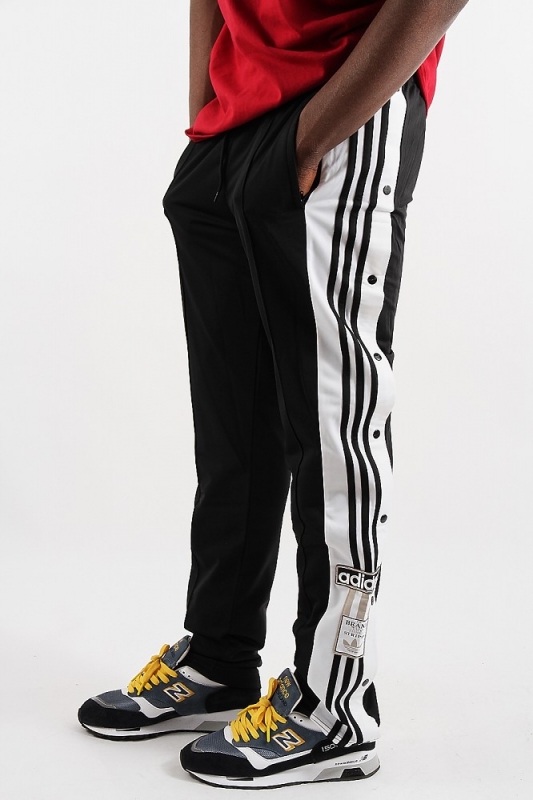 Adidas Adibreak Pant Black Carbon Straight Fit Hosen Animal Tracks