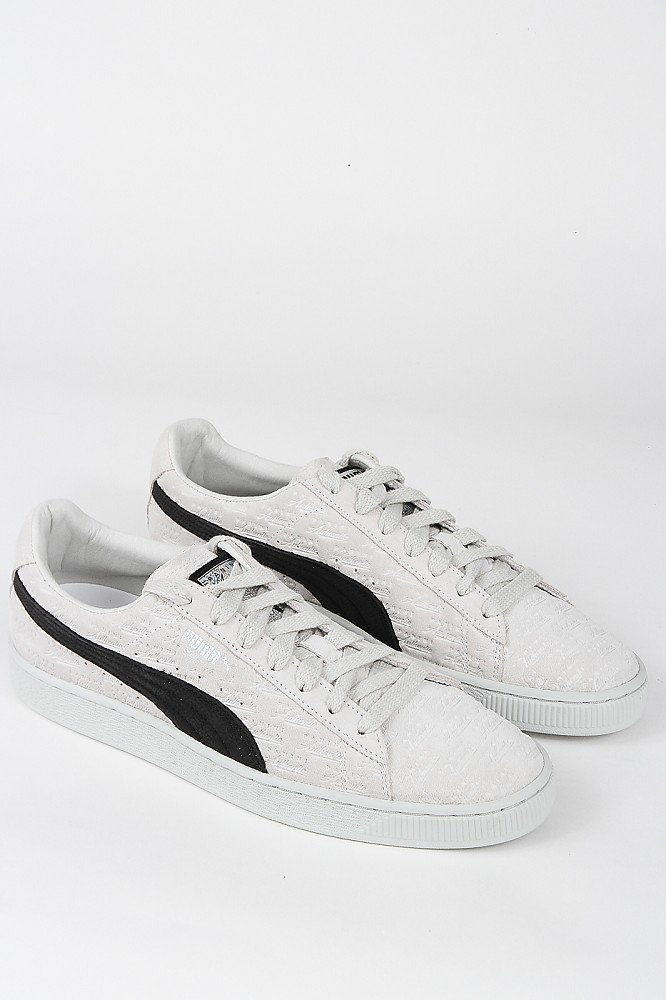 Puma Suede Classic x Panini White Black Sneaker Footwear Animal Tracks