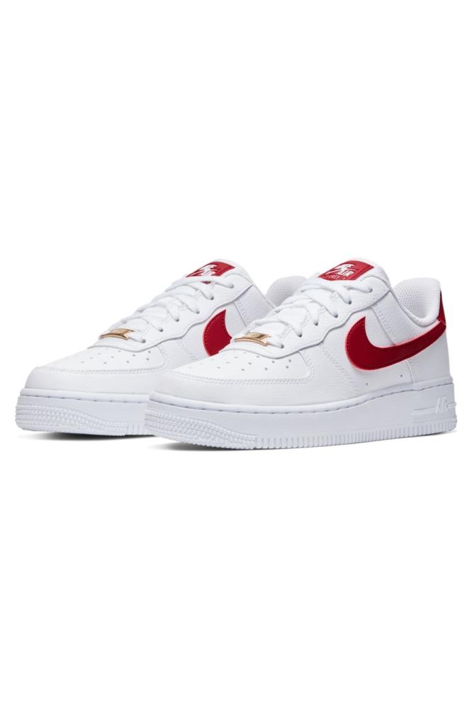 Hou op Trein Zakenman Nike W Air Force 1 '07 White Noble Red | Sneaker | Footwear | Animal Tracks