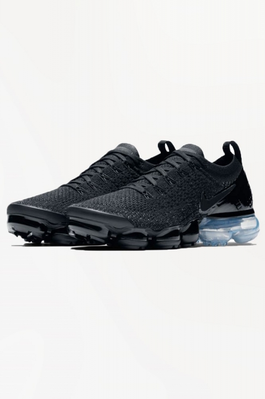 Nike Air Vapormax Flyknit 2 Black White Metallic Sneaker Footwear Animal Tracks