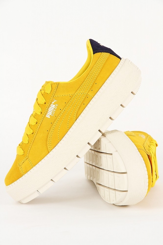 Puma Platform Trace Bold W Lemon Vanilla Sneaker Footwear