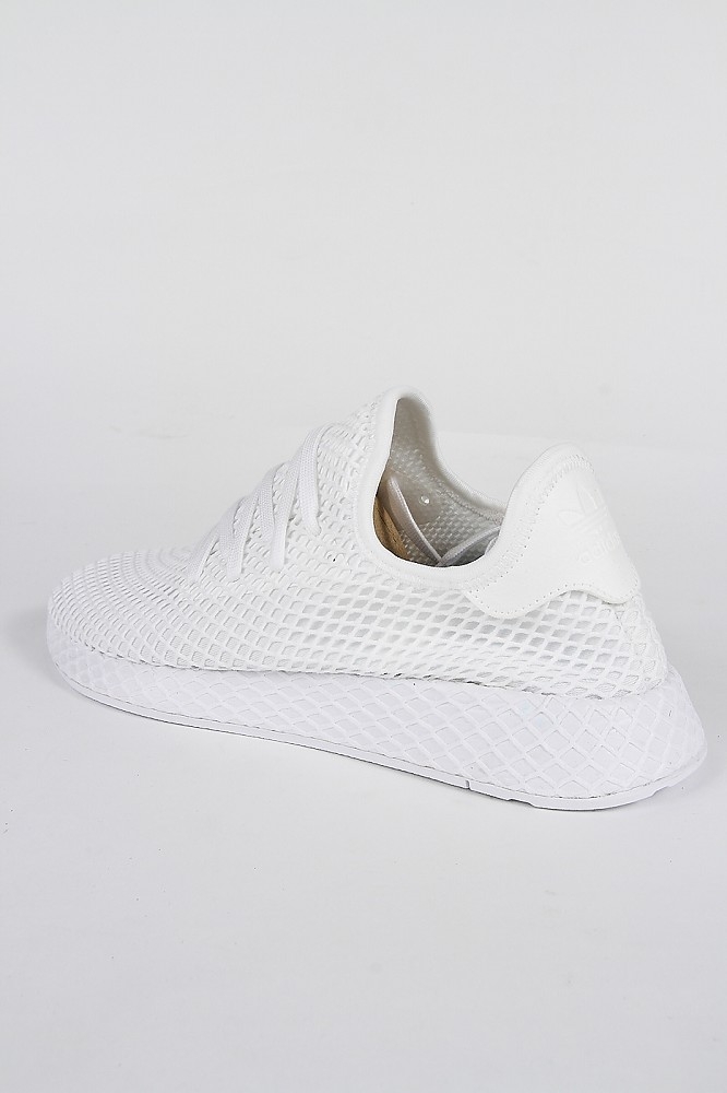 Adidas Deerupt Runner White White Sneaker Footwear Animal Tracks