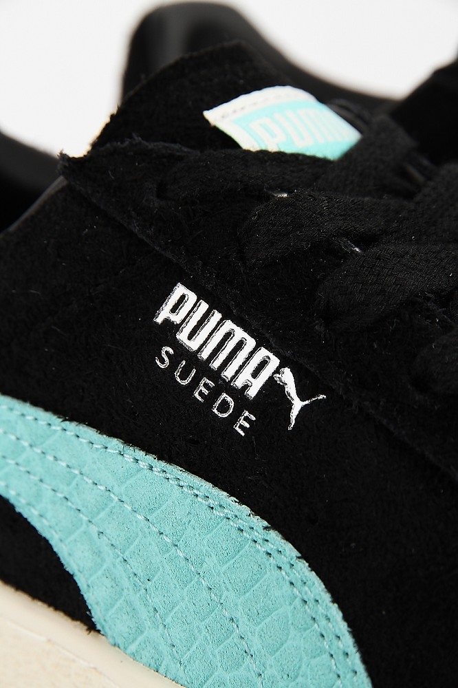 ブランド通販 Suede Puma Diamond Sneaker | Blue Diamond Black/ Puma シューズ(男性用)