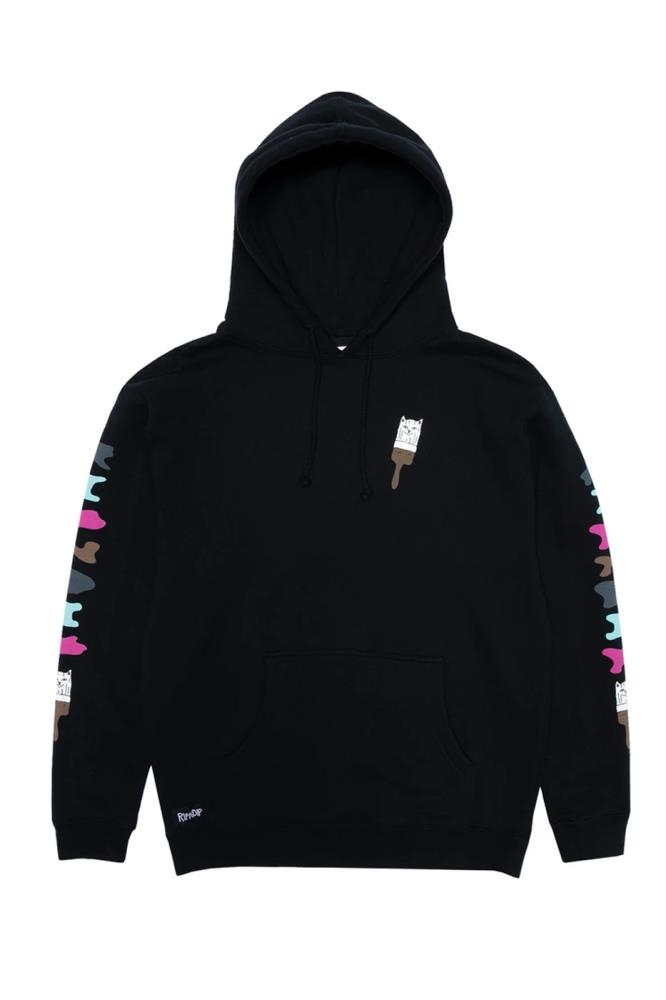 RIPNDIP Beautiful Mountain Hoodie Black | Animal Tracks