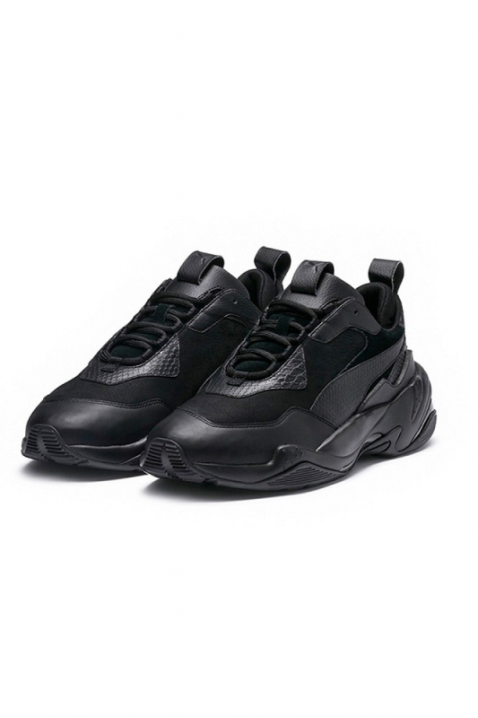 Puma Thunder Desert Black Black Sneaker Footwear Animal