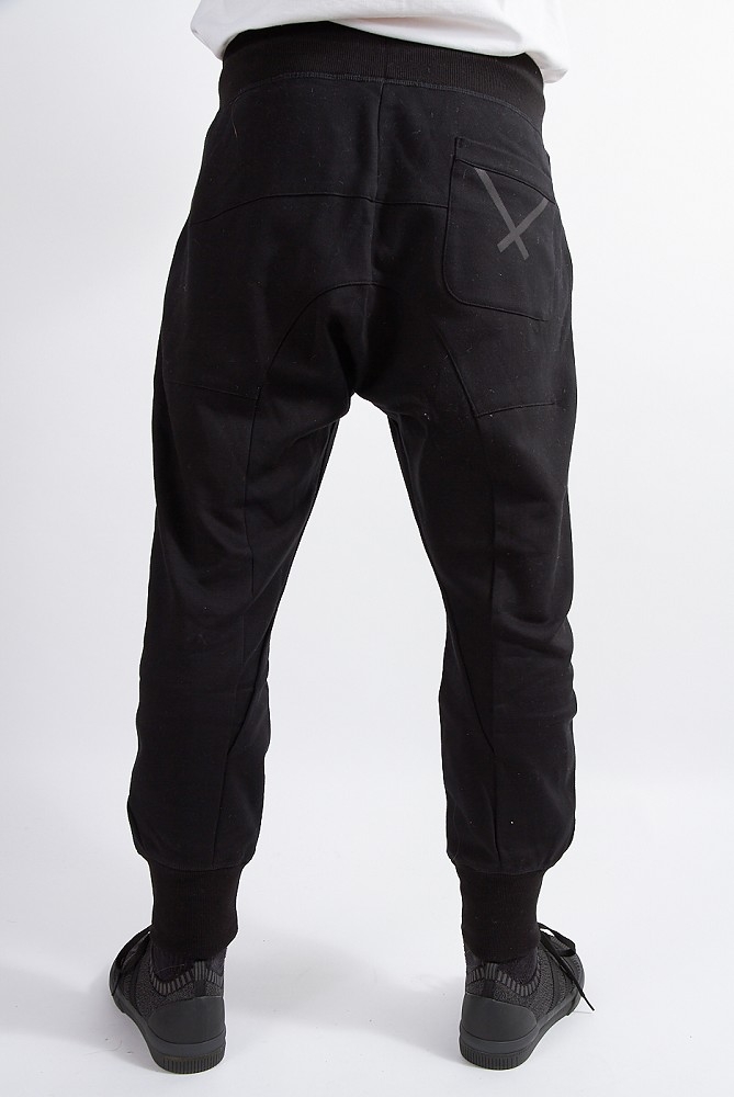 X BY O Sweatpant BLACK Straight Fit Hosen Animal Tracks