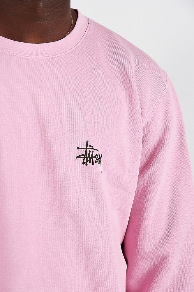 Stussy Glamour Pigment Dyed Crewneck Sweatshirt - Size Large