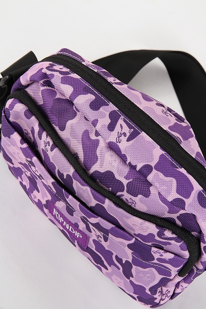 RIPNDIP Nermal Purple Camo outlet Fanny Pack