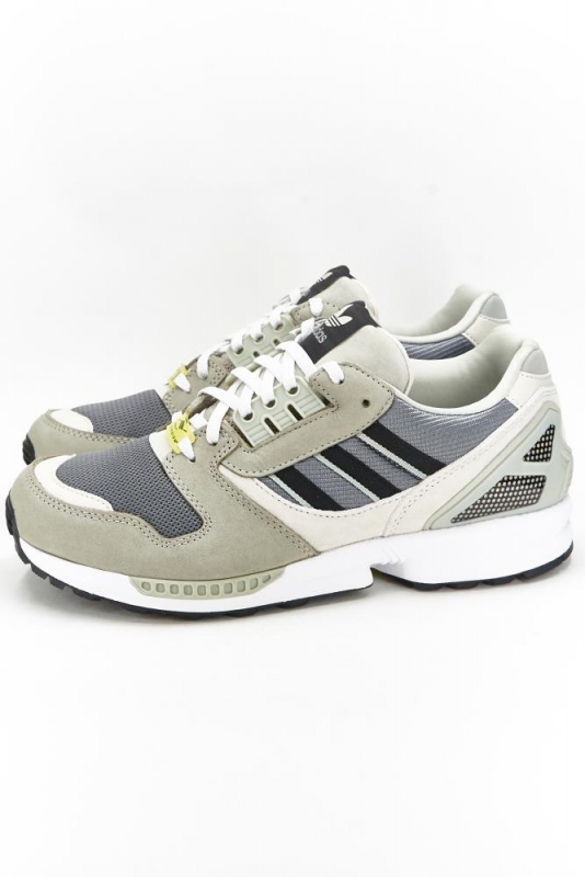 Adidas ZX 8000 Grey Black Sneaker Footwear Animal Tracks