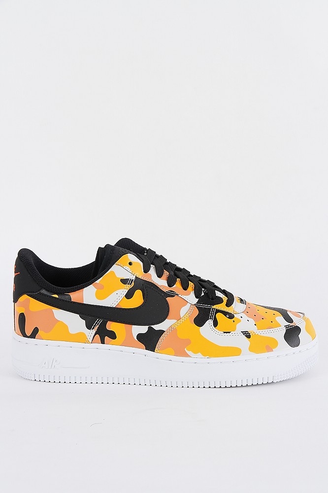 white black and orange air force 1
