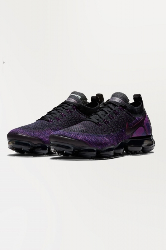 vapormax flyknit black and purple