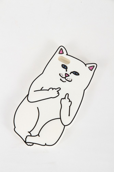 Rip N Dip Lord Nermal Iphone Case White Handyhullen Accessories Animal Tracks