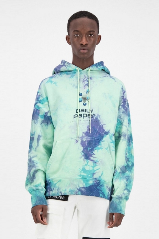 Daily paper tie dye hoodie on sale