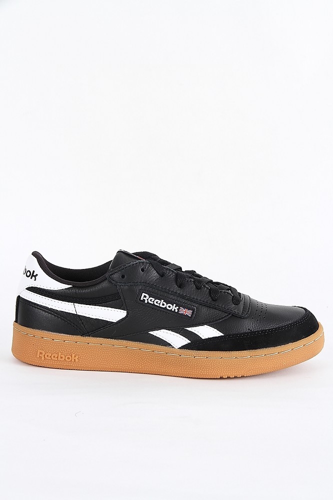 Reebok Revenge Plus Gum BLACK WHITE GUM Sneaker Footwear Animal Tracks