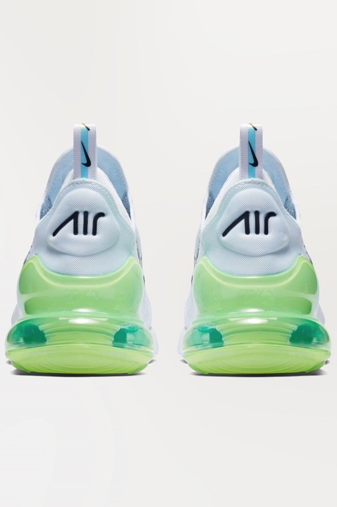 Nike Air Max 270 White Lime Blast Sneaker Footwear Animal Tracks